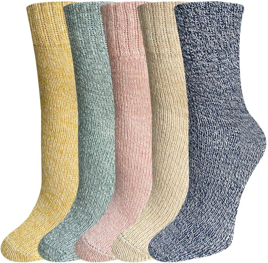 FYC Socks for Women Winter Thick Warm Wool Socks Cozy Crew Christmas Gift