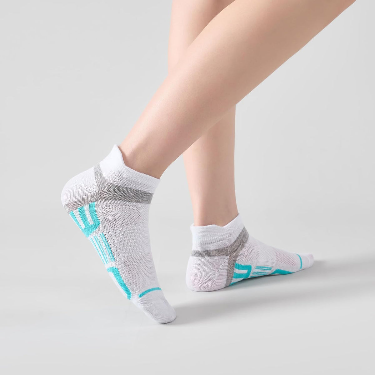 shnn 15 Pairs Womens Ankle Socks Lightweight Breathable Casual Low Cut Socks for Women With Heel Tab