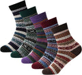 FYC Socks for Women Winter Thick Warm Wool Socks Cozy Crew Christmas Gift