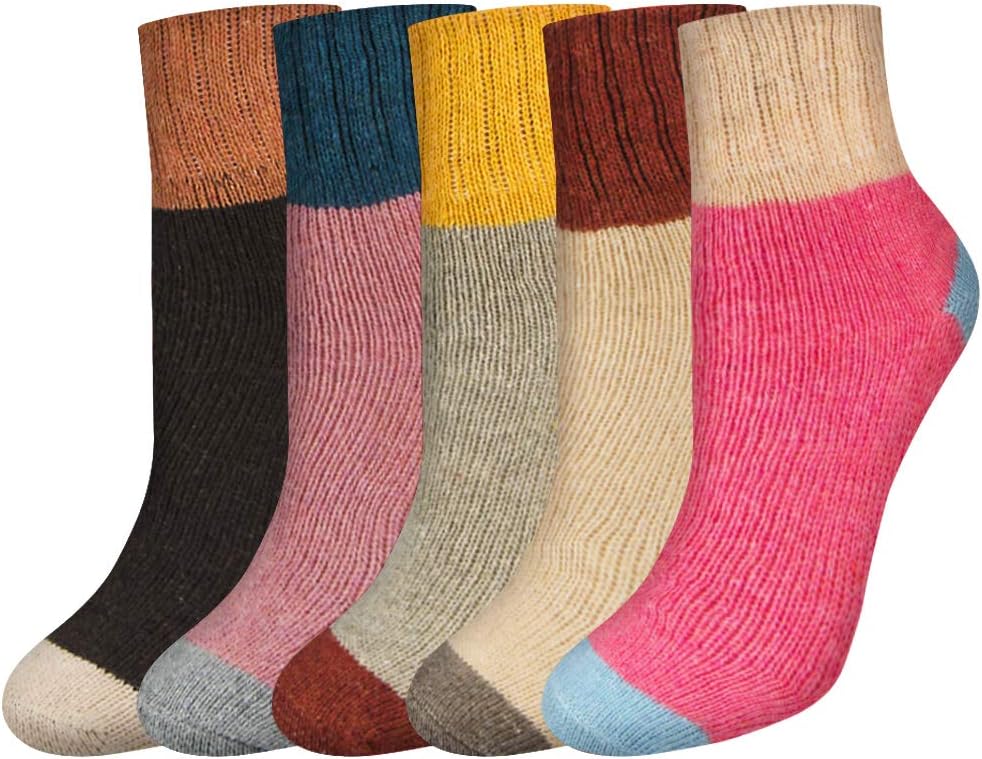 FYC Socks for Women Winter Thick Warm Wool Socks Cozy Crew Christmas Gift
