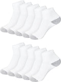 Hanes Women's Cushioned Athletic Ankle Socks (10-Pack)