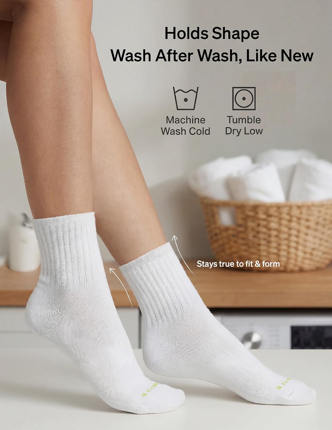 HUE Women's Mini Crew Sock 6-pack