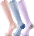 FITRELL 3 Pairs Compression Socks for Women and Men 20-30mmHg-Circulation Support Socks