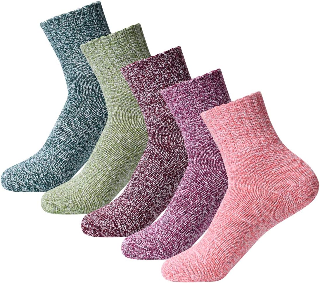 FYC Socks for Women Winter Thick Warm Wool Socks Cozy Crew Christmas Gift