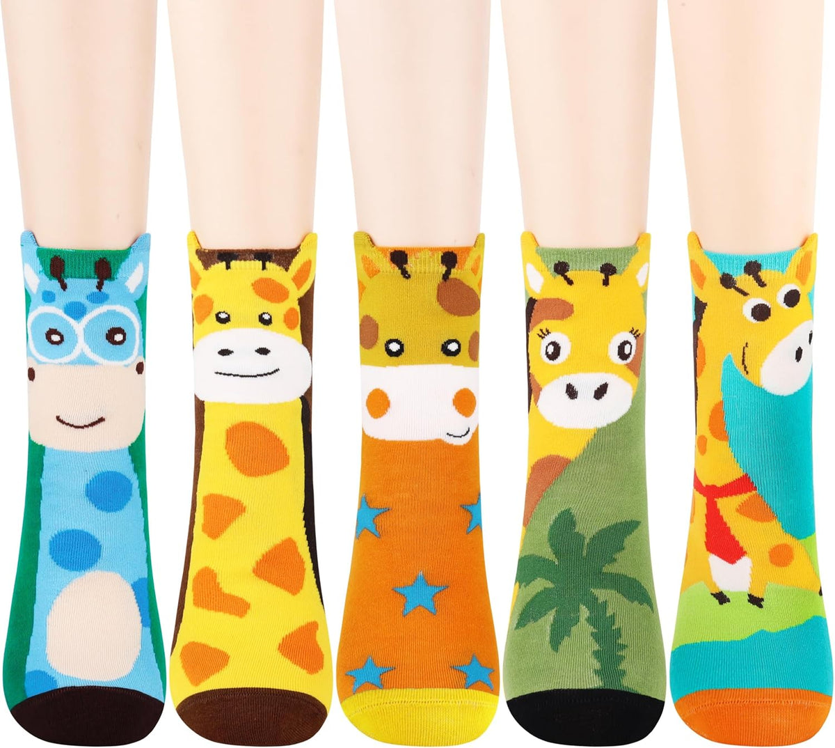 Jeasona Women’s Cute Cat Animal Socks Gifts for Women Wife Mom