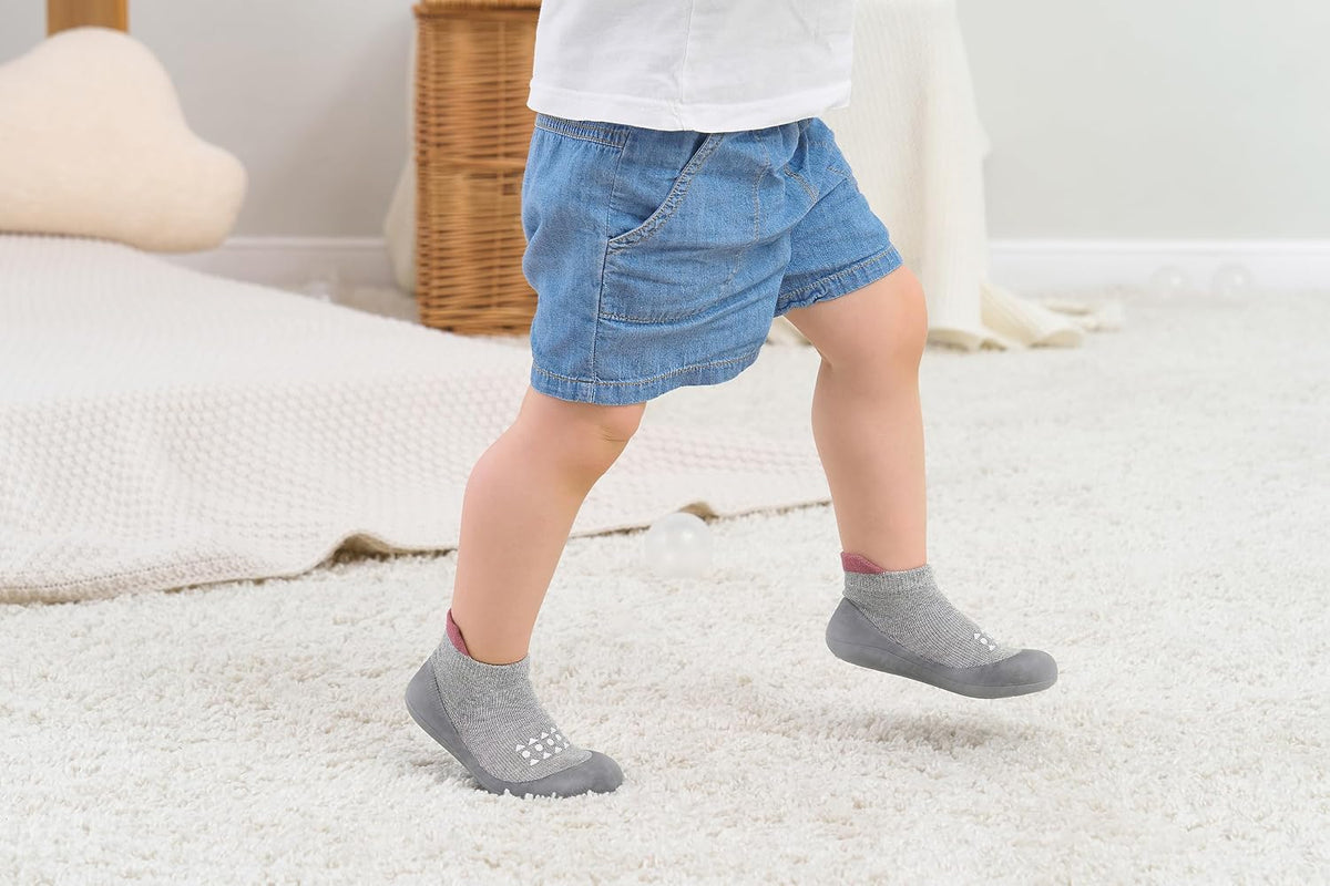 Hstyle Baby Sock Shoes Toddler Boys Walking Shoes Infant Slippers Sneakers