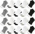 ZERULETS Kids Socks, 20 Pairs Boys Girls Low Cut Ankle Socks 1-13 Years