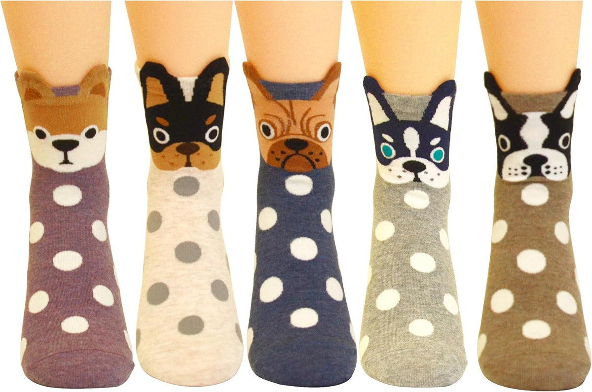 Jeasona Women’s Cute Cat Animal Socks Gifts for Women Wife Mom