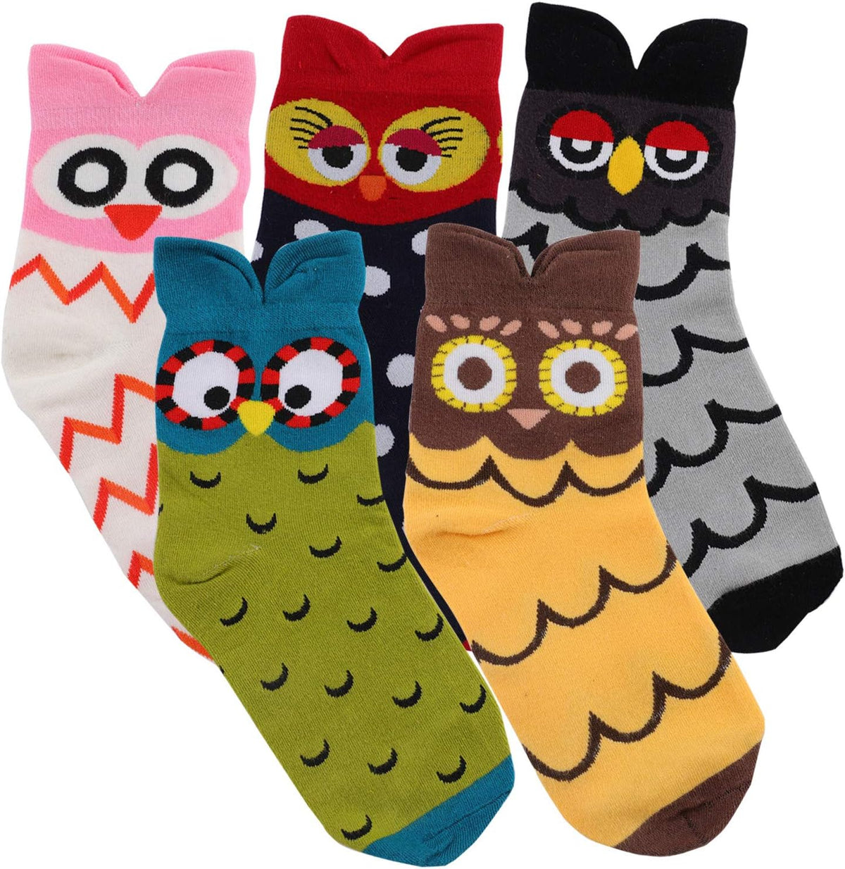 Jeasona Women’s Cute Cat Animal Socks Gifts for Women Wife Mom