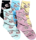 Jeasona Women’s Cute Cat Animal Socks Gifts for Women Wife Mom